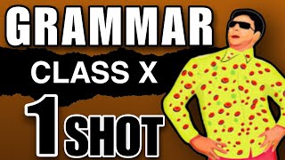 1 PAGE TRICKS  Class 10 English GRAMMAR one shot tensemodals reported speechsubject🔥 2024 [upl. by Eet]