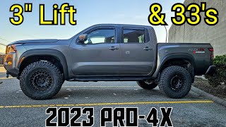 NEW WHEEL AND TIRE SETUP FOR MY LIFTED 2023 NISSAN FRONTIER PRO4X [upl. by Yeldua]