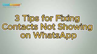 Whatsapp contact name not showing in vivo mobile  How to fix whatsapp not showing contact name [upl. by Shirlee]