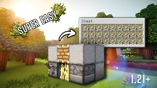 Easy Automatic Wheat Farm 121 Java Bedrock MCPE [upl. by Antonetta]