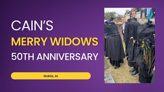 Cains Merry Widows 50th Anniversary  Joe Cain Day 2024  Mardi Gras  Mobile Alabama [upl. by Auberon]