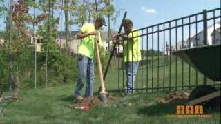 Aluminum Fence  How to install it [upl. by Harrison]