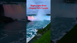 Night Light Show Niagara Falls Canada [upl. by Klapp]