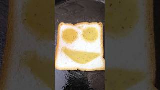 Creative of smiley bread omelett 🤩 trending shorts reels [upl. by Holcman129]