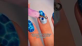 🔥 Must See Blue and White Watercolor Nail Art  Must See  Pagans Beauty [upl. by Llehsad]