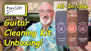 Deviser AllInOne Guitar Cleaning Kit Unboxing [upl. by Nelo]