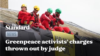 Judge throws out charges against Greenpeace activists who scaled Sunak’s home [upl. by Sathrum]