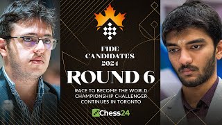 FIDE Candidates 2024 Rd 6  Leaders Gukesh amp Ian Faceoff Hikaru amp Fabiano Will There Be Fireworks [upl. by Notlrac]