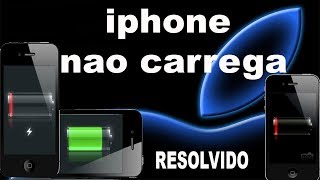 IPHONE NÃO CARREGA E NAO LIGA RESOLVA AQUI [upl. by Nnylf244]