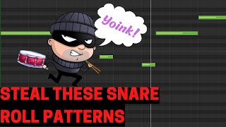 5 Amazing Snare Roll Patterns To Use in Your Tracks [upl. by Bechler553]