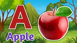 A for apple  अ से अनार  abc  phonics song  a for ant b for ball c for cow  Kidsghanvoice [upl. by Sung397]