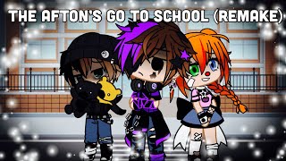 The Afton’s Go To School  Remake  FNAF [upl. by Hazeghi361]