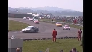 BTCC 1999  Thruxton sprint race  May 3rd [upl. by Aerdnahs]