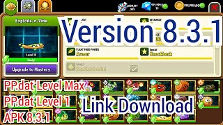 Plants vs Zombies 2 PPdat Level 1 Unlock All Plants and PPdat Level Max Version 831 [upl. by Barbarese]