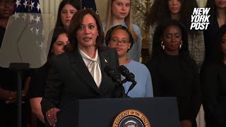 Kamala Harris roasted over word salad on Women’s History speech  New York Post [upl. by Cesaro]