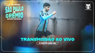 TRANSMISSÃO AO VIVO  SÃO PAULO x GRÊMIO CAMPEONATO BRASILEIRO 2024 [upl. by Madden]