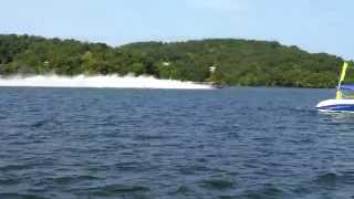 2014 Lake of the Ozarks Shootout Outerlimits crash at 170 mph [upl. by Gurney]