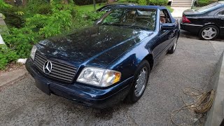 1998 Mercedes SL500 review [upl. by Kcitrap]