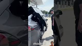 Which model Tesla that Elon Musk use tesla elonmusk spacex technology [upl. by Anairol]