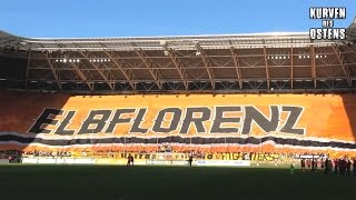 SG Dynamo Dresden 32 1 FC Magdeburg 31102015  Choreo amp Support [upl. by Nireves]