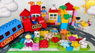 Чи проїде поїзд Як збудувати місто Відео для дітей про Lego Duplo How to build a Lego Duplo town [upl. by Niwdog]