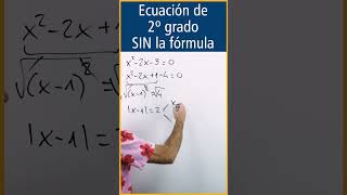 ❎ Ecuación de Segundo Grado Completa SIN la FÓRMULA ❗ shorts [upl. by Xad]