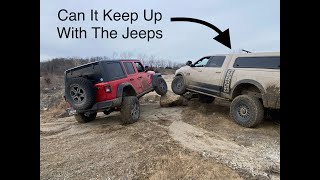 Can The Power Wagon Hang With The Jeeps Offroad [upl. by Jacky]