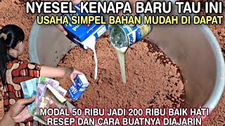 IDE USAHA ANAK MUDA KEKINIAN  MODAL 50rb BISA JADI 200 RIBU DARI 1 RESEP JUALAN BAHAN MUDAH DiCARI [upl. by Dyanna]