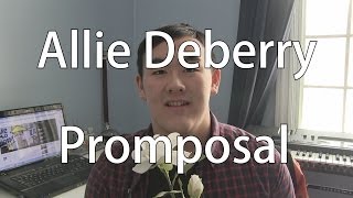 Allie Deberry Promposal Vlog 2014 [upl. by Nagap]