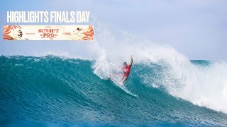 Highlights from Finals Day of The Hawaiian Islands Sunset Pro [upl. by Acemaj]