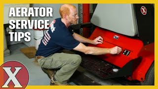 Exmark Aerator Service Tips [upl. by Mcclees737]