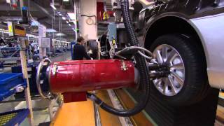 Volvo Manufacturing footage from the Volvo Cars manufacturing plant in Torslanda Sweden [upl. by Ettelliw]