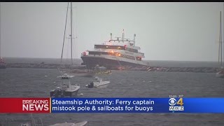 Steamship Authority Ferry Captain Mistook Pole Sailboats For Buoys [upl. by Kwapong]