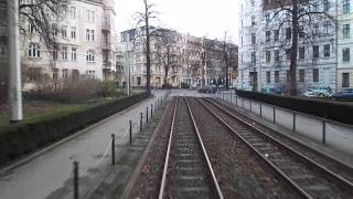 Straßenbahn Görlitz Linie 2 Tram Route 2 BiesnitzLandeskrone to KönigshufenAm Wiesengrund [upl. by Adlez891]