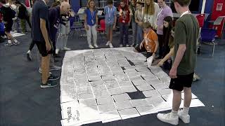 HUGE Map Puzzle by AP Human Geography Class [upl. by Janna]