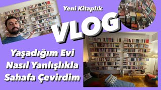 VLOG  Yanlışlıkla Kütüphanede Yaşamaya Başladım  Yeni Raflar Geldi İnanır Mısınız [upl. by Eimoan]