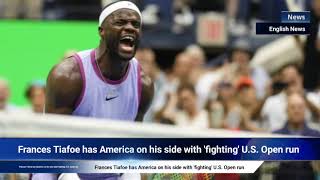 Frances Tiafoe has America on his side with fighting US Open run [upl. by Itaws]