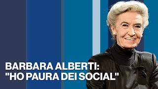 Barbara Alberti quotHo paura dei socialquot  Timeline 09062024 [upl. by Hpseoj]