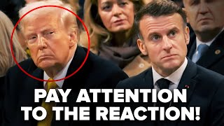 🤯Check out TRUMPs reaction This musical piece amazed everyone at the Notre Dame opening [upl. by Kinsley]