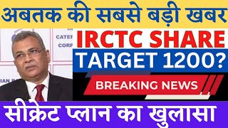 IRCTC Share Latest News  IRCTC Share Analysis  IRCTC Target Price  Traders Dream [upl. by Monaco263]