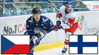 ČESKO VS FINSKO U20 PŘÁTELSKÝ ZÁPAS 2024 [upl. by Jesh240]