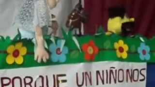 Obra Teatral Con Títeres  El nacimiento de Jesús [upl. by Nylia]