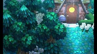 🌱🌧Animal Crossing New Leaf 7pm with rain ambiance🌧🌱 [upl. by Litton645]