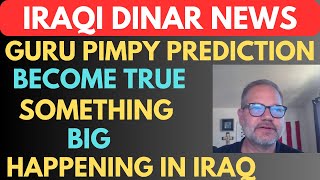 quotIRAQI DINAR PIMPY PREDICTION BECOME TRUE SOMETHING BIG HAPPENING IN IRAQquotiraqi dinar updateiqd [upl. by Anitnelav]