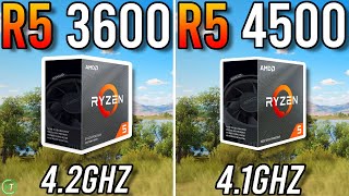 Ryzen 5 3600 vs Ryzen 5 4500  RTX 3070 [upl. by Stockmon]