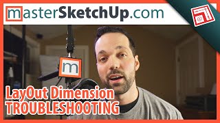 LayOut Dimension troubleshooting [upl. by Mora]
