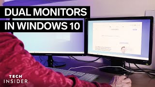 How To Set Up Dual Monitors In Windows 10 2022 [upl. by Hope]