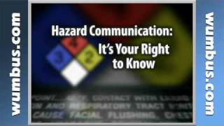 Hazard Communication Video MSDS Safety [upl. by Jacey]