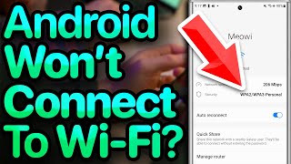 My Android Wont Connect To WiFi Heres The Real Fix [upl. by Anette7]