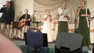 The stoltzfus family singing show a little bit of love and kindness at gospel express banquet [upl. by Fredie590]